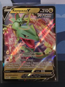 Rayquaza V SWSH147 SWSH: Sword & Shield Promo Cards Holo - Image 1