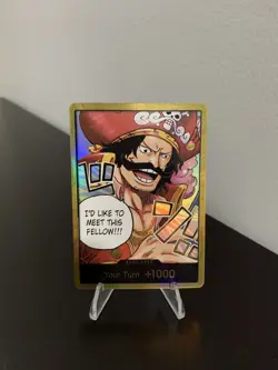 DON!! Card (Gol.D.Roger) (Gold) Carrying On His Will Foil - Image 1