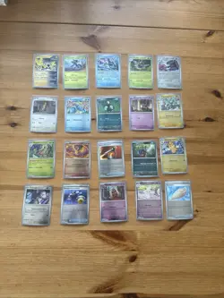 20 Pokemon Cards German Modern Reverse Holo Bundle Lot - Image 1