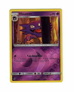 Haunter 37/111 Sm-Crimson Invasion Reverse Holo - Pokemon Card NM - Image 1