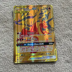 2021 Pokemon RESHIRAM & CHARIZARD GX Tag Team Black Star Promo SM247 JUMBO CARD - Image 1