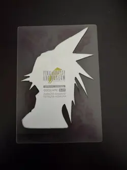 Final Fantasy Art Museum - 2001 Special Edition Crystal Card | S-01 Cloud FF7 - Image 2