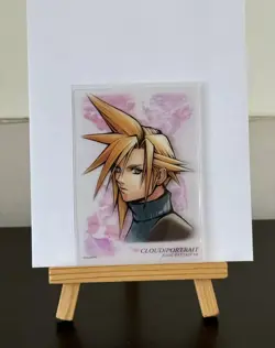 Final Fantasy Art Museum - 2001 Special Edition Crystal Card | S-01 Cloud FF7 - Image 4