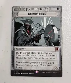 Grindstone Outlaws of Thunder Junction: Breaking News Regular MTG - Image 1