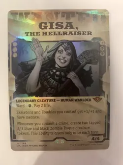 Gisa, the Hellraiser (Showcase, Foil) Outlaws of Thunder Junction - Image 1