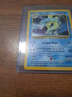 Gyarados 6/102 Holo Rare Base Set WOTC Vintage Pokemon Card LP+ - Image 5