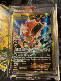 Pokemon TCG BREAKPoint Secret Rare Shiny Gyarados EX 123/122 LP+/NM- - Image 4