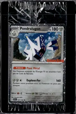 Archaludon 107/142 Cosmos Holo GAMESTOP Stamp FRENCH (NM) / Pokemon TCG - Image 1