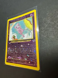 Pokemon TCG Vintage Mew 1/18 Southern Islands Reverse Holo Promo SWIRL ! Clean - Image 4