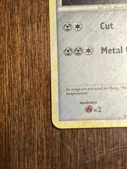 Pokemon TCG Scizor 7/90 Undaunted Lightly Played Cosmo Foil - Image 4