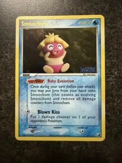 Pokemon TCG Ex Unseen Forces Smoochum 31/115 Stamped Reverse Holo Near Mint - Image 1