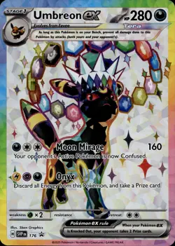 Umbreon ex SVP 176 Holofoil SV: Scarlet & Violet Promo Card - Image 1