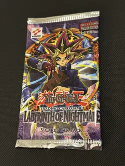 Yu-Gi-Oh Labyrinth Of Nightmare Booster Pack 1st Edition Sealed HOBBY 101921 LON - Image 1