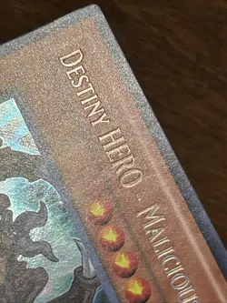 Destiny HERO - Malicious RYMP-EN034 Ra Yellow Mega Pack 1st Edition Secret LP - Image 2