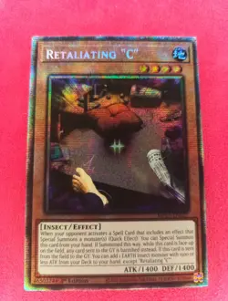 Yugioh MP25-EN027 Retaliating "C" - Starlight Rare 1st edition 1st edition - Image 1