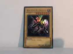 LP Yugioh Red-Eyes Black Dragon SDJ-001 Unlimited Edition Holo Rare Yu-Gi-Oh! - Image 1