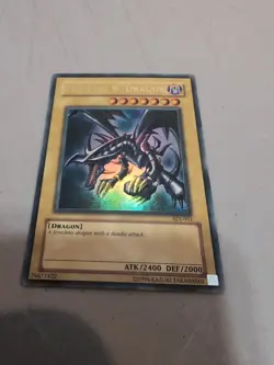 LP Yugioh Red-Eyes Black Dragon SDJ-001 Unlimited Edition Holo Rare Yu-Gi-Oh! - Image 2