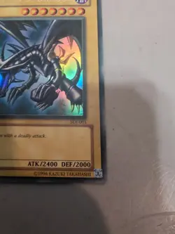 LP Yugioh Red-Eyes Black Dragon SDJ-001 Unlimited Edition Holo Rare Yu-Gi-Oh! - Image 3