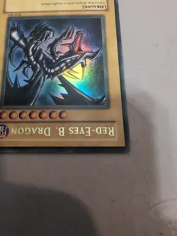 LP Yugioh Red-Eyes Black Dragon SDJ-001 Unlimited Edition Holo Rare Yu-Gi-Oh! - Image 5