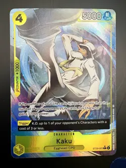 Kaku ST29-003 (Alt Art) | One Piece TCG: Egg Head English - Parallel Foil NM - Image 2
