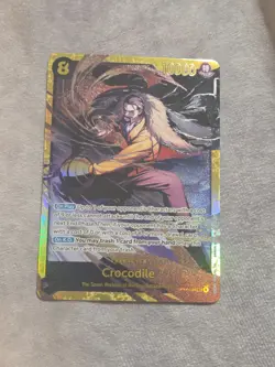 One Piece The Azure Sea’s Seven Crocodile OP14-120 Secret Rare SEC NM - Image 1
