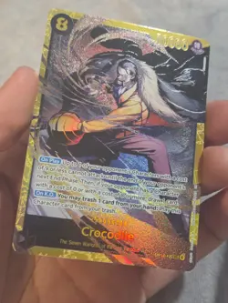 One Piece The Azure Sea’s Seven Crocodile OP14-120 Secret Rare SEC NM - Image 2