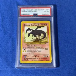 2002 POKEMON NEO DESTINY #107 SHINING CHARIZARD PSA 4 - Image 1