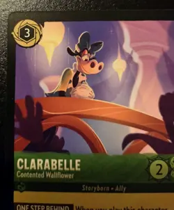 Clarabelle - Contented Wallflower 90/204 Uncommon Shimmering Skies Lorcana TCG - Image 2