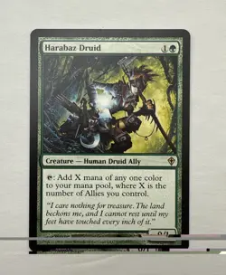 Harabaz Druid x1 MTG Worldwake 1x Magic Excellent Light Play EX LP - Image 1