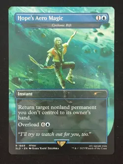 1x MTG Hope's Aero Magic - Cyclonic Rift - Secret Lair Drop Series (SLD) #1869 - Image 1