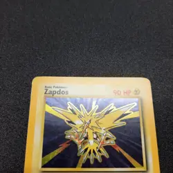 Pokemon card, Zapdos 16/102, Base Set, Holo Rare, Moderately Played Condition - Image 4