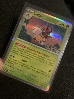 Pokemon Scarlet & Violet Stellar Crown Holo Promo Ledian 133 2024 TCG Card - Image 2