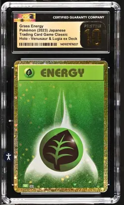 Grass Energy Pokemon 2023 Japanese Trading Card Game Classic Holo Pristine 10 - Image 1