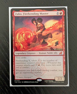 ZUKO, FIREBENDING MASTER Mythic Foil Avatar: The Last Airbender Near Mint MTG - Image 1