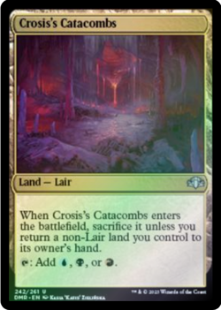 Crosis's Catacombs 242/261 Foil Dominaria Remastered MTG Uncommon - Image 1