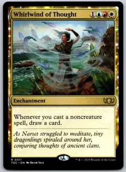 Whirlwind of Thought R Commander: Tarkir: Dragonstorm 311 NM - Image 1