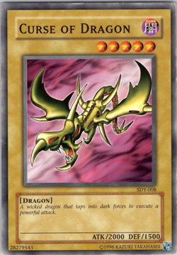 Curse Of Dragon - SDY-008 Unlimited Regular Common YuGiOh TCG Card - Image 1