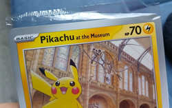 Pokemon TCG Pikachu At The Museum Oversized Promo Card Sealed-FREE POSTAGE - Image 5