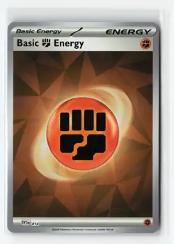 FIGHTING ENERGY 014 REVERSE HOLO POKEMON TCG NM - Image 1