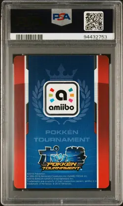 PSA 9 MINT Shadow Mewtwo Pokken Tournament 2016 US Promo Amiibo Pokemon - Image 2