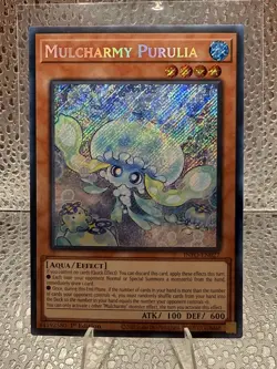 Yugioh Mulcharmy Purulia INFO-EN027 Secret Rare 1st Edition NM - Image 1