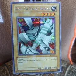 YUGIOH ALPHA THE MAGNET WARRIOR PRISMATIC SECRET RARE DOR-001 1996 Unlimited - Image 2