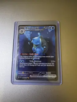 Pokemon Blastoise EX 200/165 Special Illustration Rare SV Scarlet & Violet 151 - Image 1
