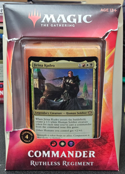 MTG Ruthless Regiment Commander 2020 - NEW - Sealed with Rips - Free Shipping! - Image 1