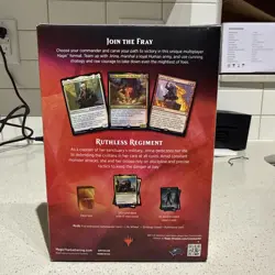 Ruthless Regiment Magic the Gathering 2020 Commander Deck Sealed - Image 2
