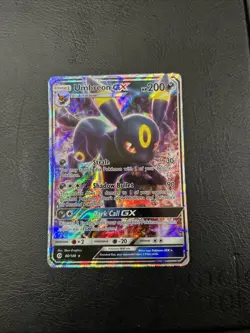 Pokemon TCG Umbreon GX Full Art Ultra Rare Holo Sun & Moon Base Set - Image 1