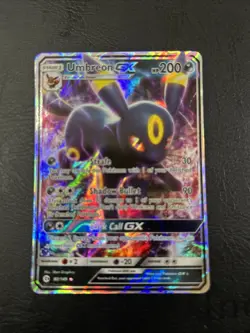 Pokemon TCG Umbreon GX Full Art Ultra Rare Holo Sun & Moon Base Set - Image 2