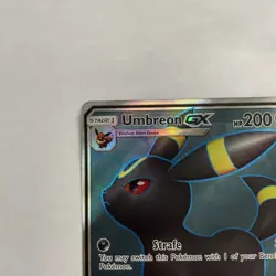 Pokemon TCG Umbreon GX Full Art Holo Card 142/149 Sun and Moon Base Set NM - Image 5