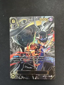 One Piece TCG Sabo OP07-118 SP SEC Alt Art OP-13 Carrying on his Will ENG NM - Image 2