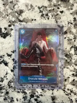 Dracule Mihawk (Alt Art) OP01-070 Romance Dawn Foil - Image 1